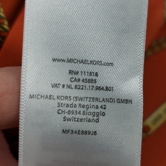 MICHAEL Michael Kors Signature Chain Silky Blouse - Picture 5 of 12